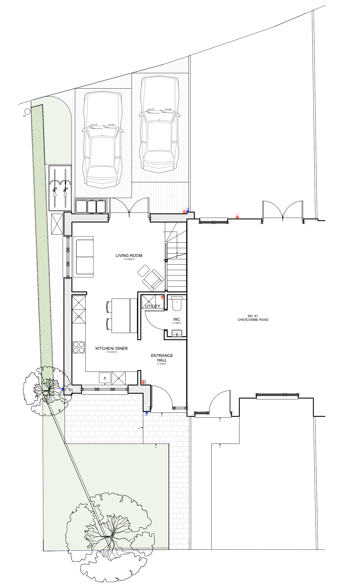 Corner Plot New House, Yatton, North Somerset